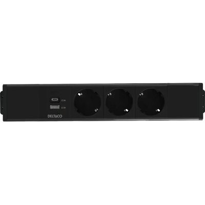 Deltaco Modell GT-1203 Steckdosenleiste - Strom & USB Deltaco Modell GT-1203 Steckdosenleiste - Strom & USB