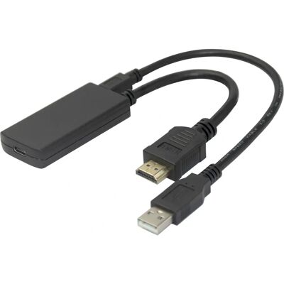 Deltaco Video Adapter HDMI USB-C DisplayPort 4K - 20cm Deltaco Video Adapter HDMI USB-C DisplayPort 4K - 20cm