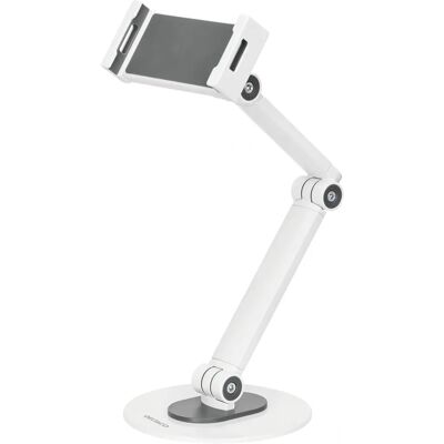 Deltaco ARM-0560 Holder - Justerbar smartphone- og tabletsstativ - Hvid Deltaco ARM-0560 Holder - Justerbar smartphone- og tabletsstativ - Hvid