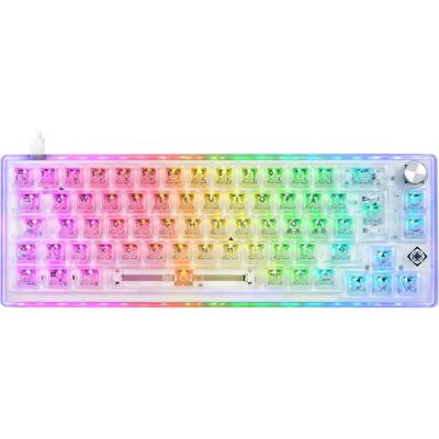 Deltaco DK460 RGB 65% Hot-Swap Mekaninen Näppäimistö - KTT Red Deltaco DK460 RGB 65% Hot-Swap Mekaninen Näppäimistö - KTT Red