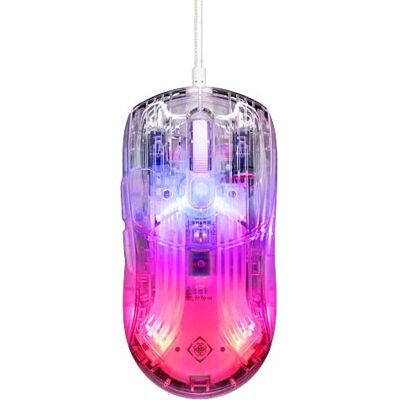 Deltaco Gaming DM330 Gjennomsiktig RGB Gaming Mus - 10000 DPI Deltaco Gaming DM330 Gjennomsiktig RGB Gaming Mus - 10000 DPI