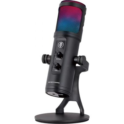 Deltaco Gaming RGB Mikrofon - Mikrofon - USB - Schwarz - Für Streaming und Gaming - GAM-171 Deltaco Gaming RGB Mikrofon - Mikrofon - USB - Schwarz - Für Streaming und Gaming - GAM-171