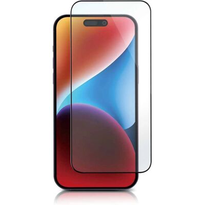 Panzer Premium Full-Fit Glas til iPhone 15 Plus - Sort Kant Panzer Premium Full-Fit Glas til iPhone 15 Plus - Sort Kant