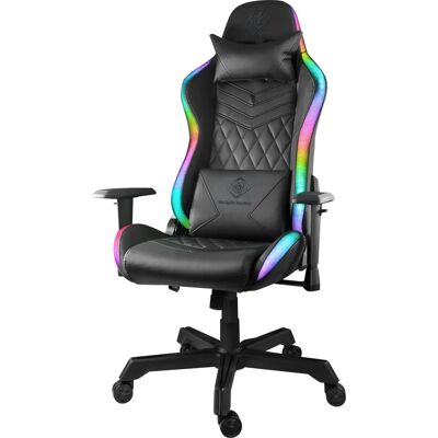 Deltaco GAM-080-P RGB Gaming-Stuhl - Ergonomischer Komfort Deltaco GAM-080-P RGB Gaming-Stuhl - Ergonomischer Komfort