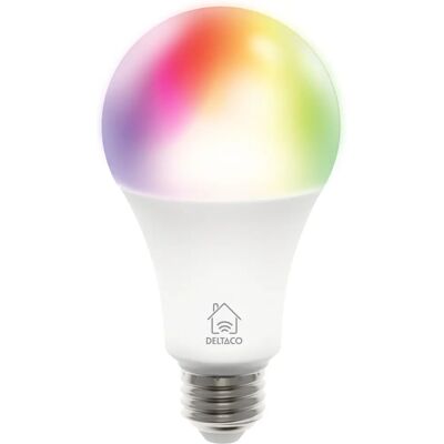 Deltaco SH-LE27A60RGB02 Smart belysning - Wi-Fi LED-pære 9 W Deltaco SH-LE27A60RGB02 Smart belysning - Wi-Fi LED-pære 9 W