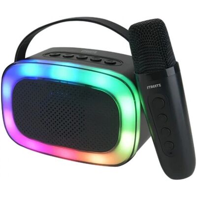 Streetz K100 Kabelloses Mikrofon Karaoke Lautsprecher - Schwarz - Karaoke Lautsprecher Streetz K100 Kabelloses Mikrofon Karaoke Lautsprecher - Schwarz - Karaoke Lautsprecher
