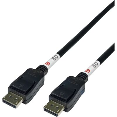 Deltaco Dp80-1005 DisplayPort-kabel - Svart Deltaco Dp80-1005 DisplayPort-kabel - Svart