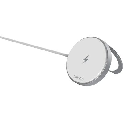 Deltaco - QI-1042 - Valkoinen - 15W Magneettinen - Langaton laturi Deltaco - QI-1042 - Valkoinen - 15W Magneettinen - Langaton laturi