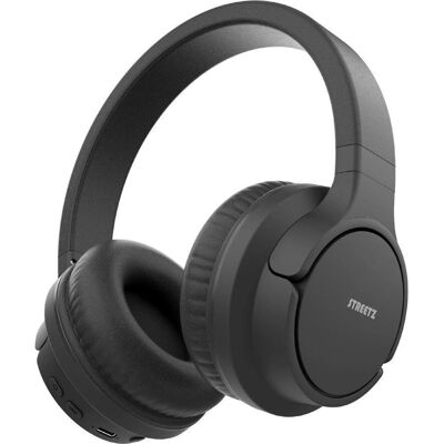 Streetz Bt510 Kabellose Noise Cancelling Kopfhörer - Schwarz Streetz Bt510 Kabellose Noise Cancelling Kopfhörer - Schwarz