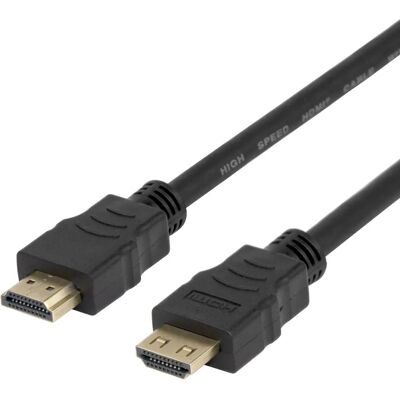 Deltaco - HDMI-1030D-FLEX-LOCK - 3 m - HDMI-kaapeli Deltaco - HDMI-1030D-FLEX-LOCK - 3 m - HDMI-kaapeli