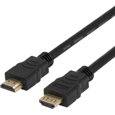 Deltaco - HDMI-1050D-FLEX-LOCK - 5 m - HDMI-kaapeli Deltaco - HDMI-1050D-FLEX-LOCK - 5 m - HDMI-kaapeli