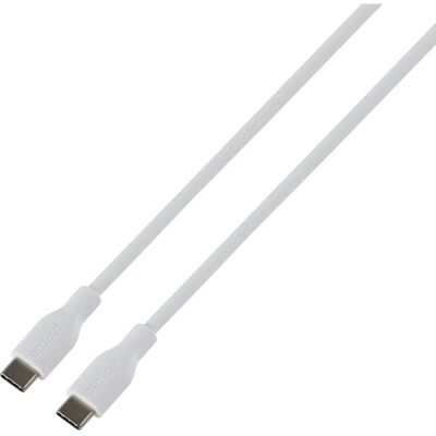 Deltaco USB-kabel - Vit - 1,5m - USB 2.0 Deltaco USB-kabel - Vit - 1,5m - USB 2.0