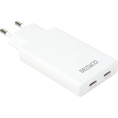 Deltaco USBC-AC201 - 67W USB-C Ladegerät - Schnell & Schlank Deltaco USBC-AC201 - 67W USB-C Ladegerät - Schnell & Schlank