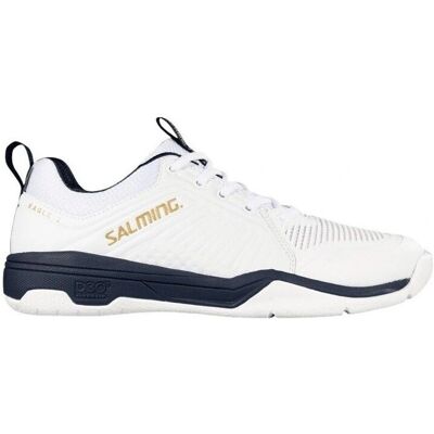 Chaussures d'intérieur Salming Eagle 2 Blanches - Indoor shoes - Publicité Chaussures d'intérieur Salming Eagle 2 Blanches - Indoor shoes - Publicité