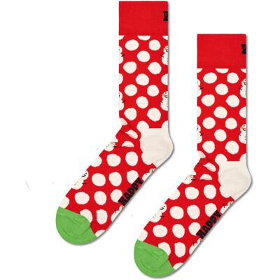 Happy Socks Big Dot Boneco de Neve (BDS01) - vermelho Happy Socks Big Dot Boneco de Neve (BDS01) - vermelho