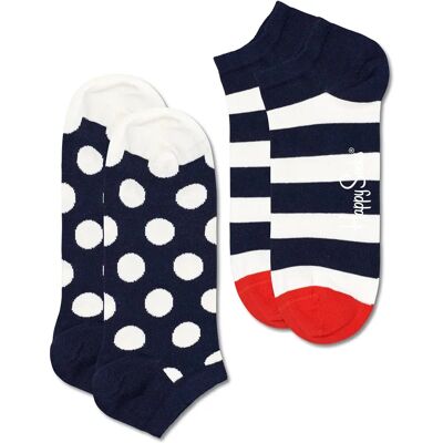 Happy Socks Women's Big Dot Stripe Low Socks - Navy/White - Size 12/11.5/11/10.5/10/9.5/13/9/8/8.5/12.5 Happy Socks Women's Big Dot Stripe Low Socks - Navy/White - Size 12/11.5/11/10.5/10/9.5/13/9/8/8.5/12.5