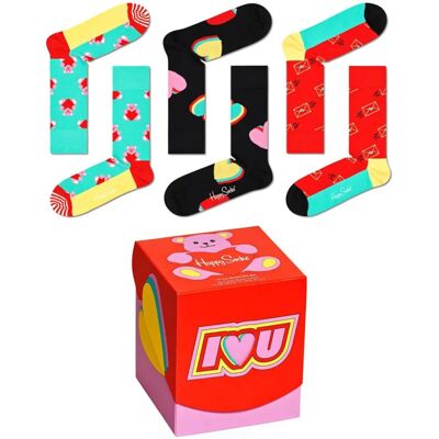 Happy Socks - I Love You - 3er-Pack - Geschenkset - Socken Happy Socks - I Love You - 3er-Pack - Geschenkset - Socken
