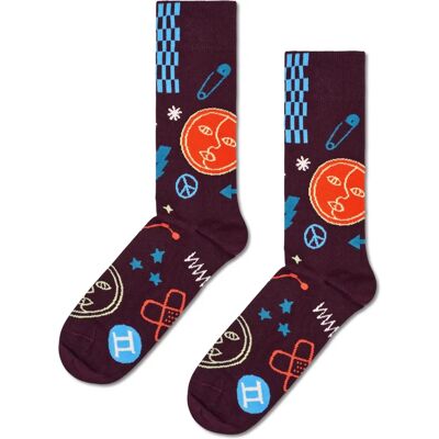 Happy Socks Gemini Socken - Lila - Socken Happy Socks Gemini Socken - Lila - Socken