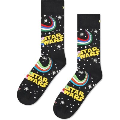 Happy Socks Star Wars - Space Logo Socks - Unisex Happy Socks Star Wars - Space Logo Socks - Unisex