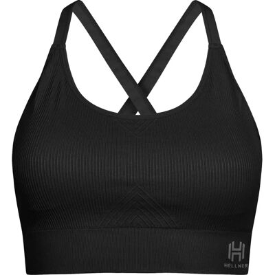 Hellner Seamless Tech Sport BH - Svart XS Hellner Seamless Tech Sport BH - Svart XS