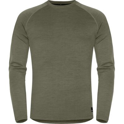 Urberg Merino-bambus Basislag til Herrer Dybt Lichen Grøn Urberg Merino-bambus Basislag til Herrer Dybt Lichen Grøn