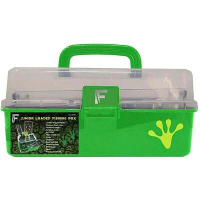 FLADEN - Junior River Loaded Coarse Terminal Tackle Box Set - Pink/Green - 2 Tray - Tackle Box Set FLADEN - Junior River Loaded Coarse Terminal Tackle Box Set - Pink/Green - 2 Tray - Tackle Box Set