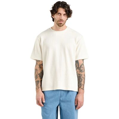 Dedicated Danviken Waffle Off-White L Tricou - Top Dedicated Danviken Waffle Off-White L Tricou - Top