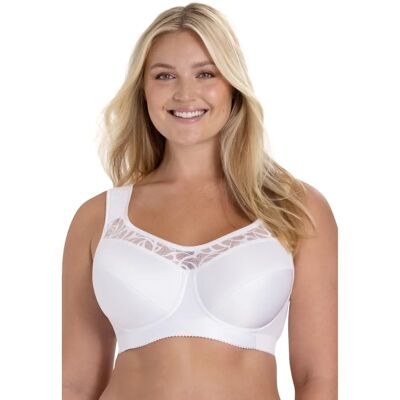 Miss Mary of Sweden - Bomuld Simplex BH - Hvid 75G Kvinder Miss Mary of Sweden - Bomuld Simplex BH - Hvid 75G Kvinder