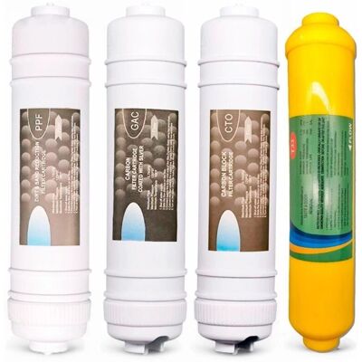 Rosmmel - Kit filtro di osmosi inversa universale in linea - Qualità dell'acqua Rosmmel - Kit filtro di osmosi inversa universale in linea - Qualità dell'acqua
