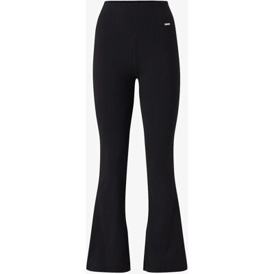 Aim'n - Sömlösa ribbade flare tights - Svart - XS Kvinnor Aim'n - Sömlösa ribbade flare tights - Svart - XS Kvinnor