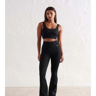 Aim'n Modell M Svart Sömlös Ribbad Flare Leggings Aim'n Modell M Svart Sömlös Ribbad Flare Leggings
