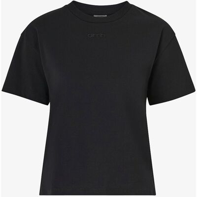 Aim'n - Top Boxy T-Shirt - Svart - T-Shirt Aim'n - Top Boxy T-Shirt - Svart - T-Shirt