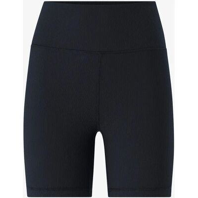 Aim'n - Ribbed Performance Midi Biker Shorts - Svart Aim'n - Ribbed Performance Midi Biker Shorts - Svart