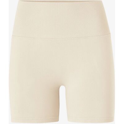 Aim'n - XS Kvinder Beige Shape Seamless Hotpants - Sports Shorts Aim'n - XS Kvinder Beige Shape Seamless Hotpants - Sports Shorts