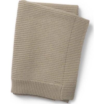 Elodie Details Couverture en laine tricotée - Khaki pur - Couverture - Publicité Elodie Details Couverture en laine tricotée - Khaki pur - Couverture - Publicité