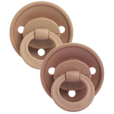 Elodie Details Set med 2 nappar - Soft Terracotta - 3+ månader Elodie Details Set med 2 nappar - Soft Terracotta - 3+ månader