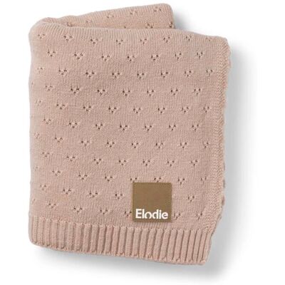 Elodie Details Pointelle-blanket - Rosy pink - Babyfilt Elodie Details Pointelle-blanket - Rosy pink - Babyfilt