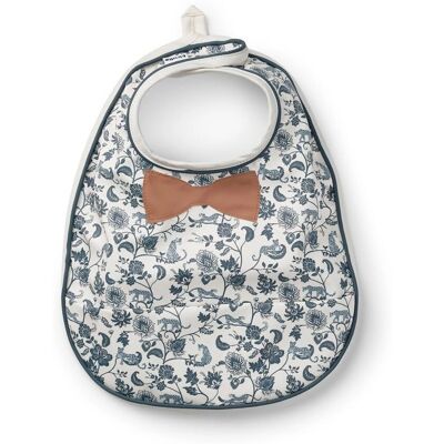 Elodie Leo Toile Bow Baby Lätzchen - Baby Lätzchen Elodie Leo Toile Bow Baby Lätzchen - Baby Lätzchen