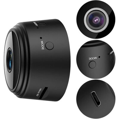 Global Spy Cam: Mini WiFi Bevægelse IR Natvision - Spionkamera Global Spy Cam: Mini WiFi Bevægelse IR Natvision - Spionkamera
