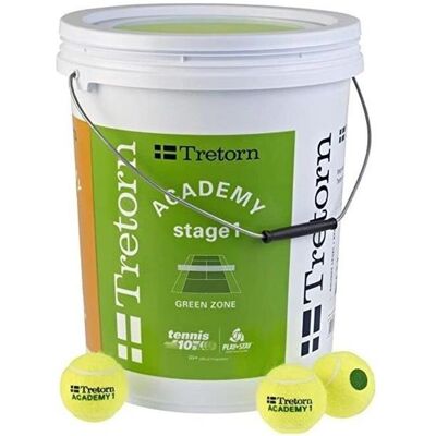 Tretorn Academy Green Tennisballen - Tennisballen Tretorn Academy Green Tennisballen - Tennisballen