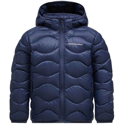 Kurtka z kapturem Peak Performance Jr Helium - Unisex - Niebieska Cień - 130 Kurtka z kapturem Peak Performance Jr Helium - Unisex - Niebieska Cień - 130