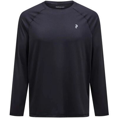 Peak Performance Spirit Genser Svart - Herres langermet base layer Peak Performance Spirit Genser Svart - Herres langermet base layer