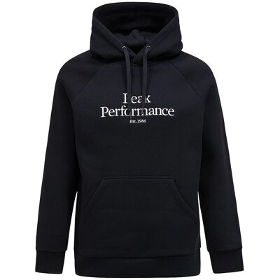 Peak Performance G79592040 Schwarze Kapuzenjacke - Hoodie Peak Performance G79592040 Schwarze Kapuzenjacke - Hoodie