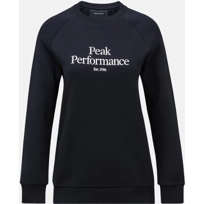 Peak Performance W Original Crew Schwarz - Sweatshirt Peak Performance W Original Crew Schwarz - Sweatshirt