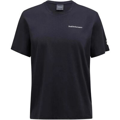 Peak Performance M Explore Logo Tee Schwarz - T-Shirt Peak Performance M Explore Logo Tee Schwarz - T-Shirt