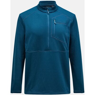 Peak Performance Petrol Polartec Half Zip - Fleece Mid Layer Peak Performance Petrol Polartec Half Zip - Fleece Mid Layer