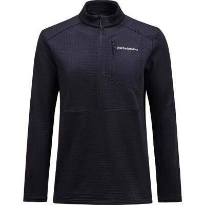 Peak Performance Uomo Maglione Half Zip Polartec Trail - Nero - Attrezzatura outdoor Peak Performance Uomo Maglione Half Zip Polartec Trail - Nero - Attrezzatura outdoor