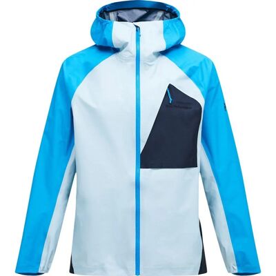 Peak Performance Herre BRILLIANT BLUE Trail Hipe 3L Jakke - Jakke Peak Performance Herre BRILLIANT BLUE Trail Hipe 3L Jakke - Jakke