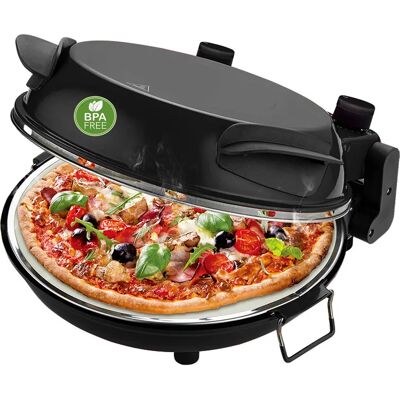 Emerio Forno Pizza Nero - 31,5cm - Forno per pizza Emerio Forno Pizza Nero - 31,5cm - Forno per pizza