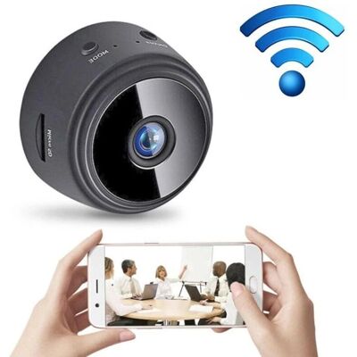 Generisk 150° IP-kamera - Trådløs overvågning - Sort Generisk 150° IP-kamera - Trådløs overvågning - Sort